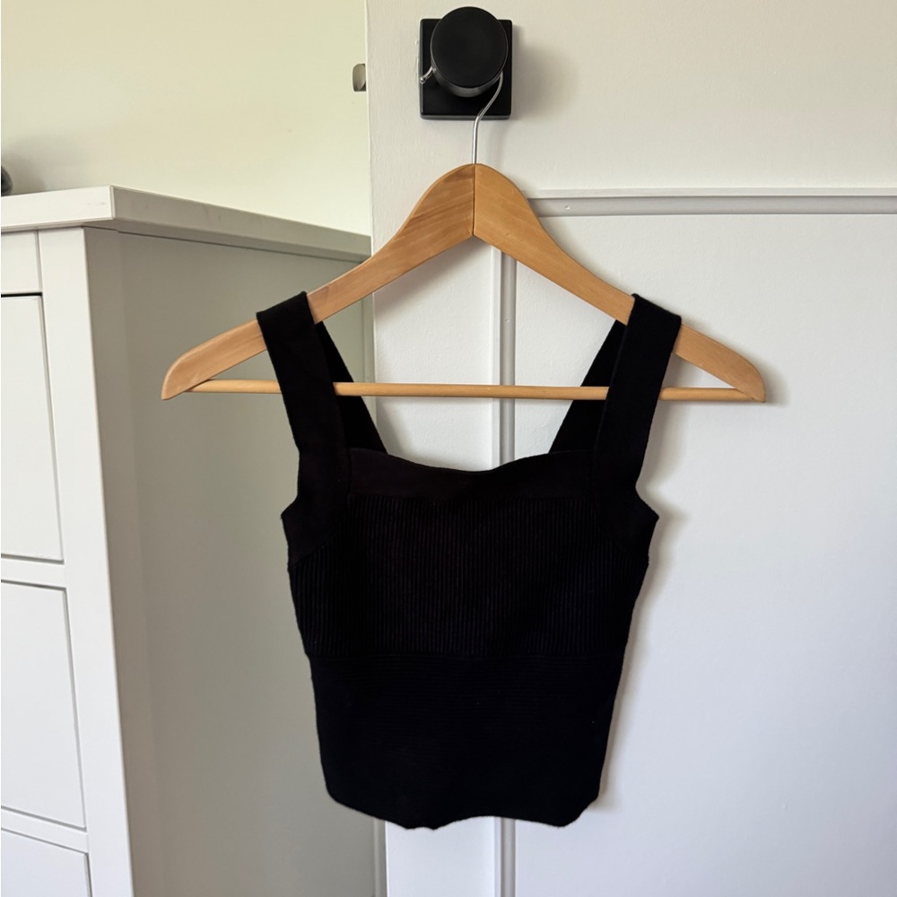 Abercrombie Black knitted top